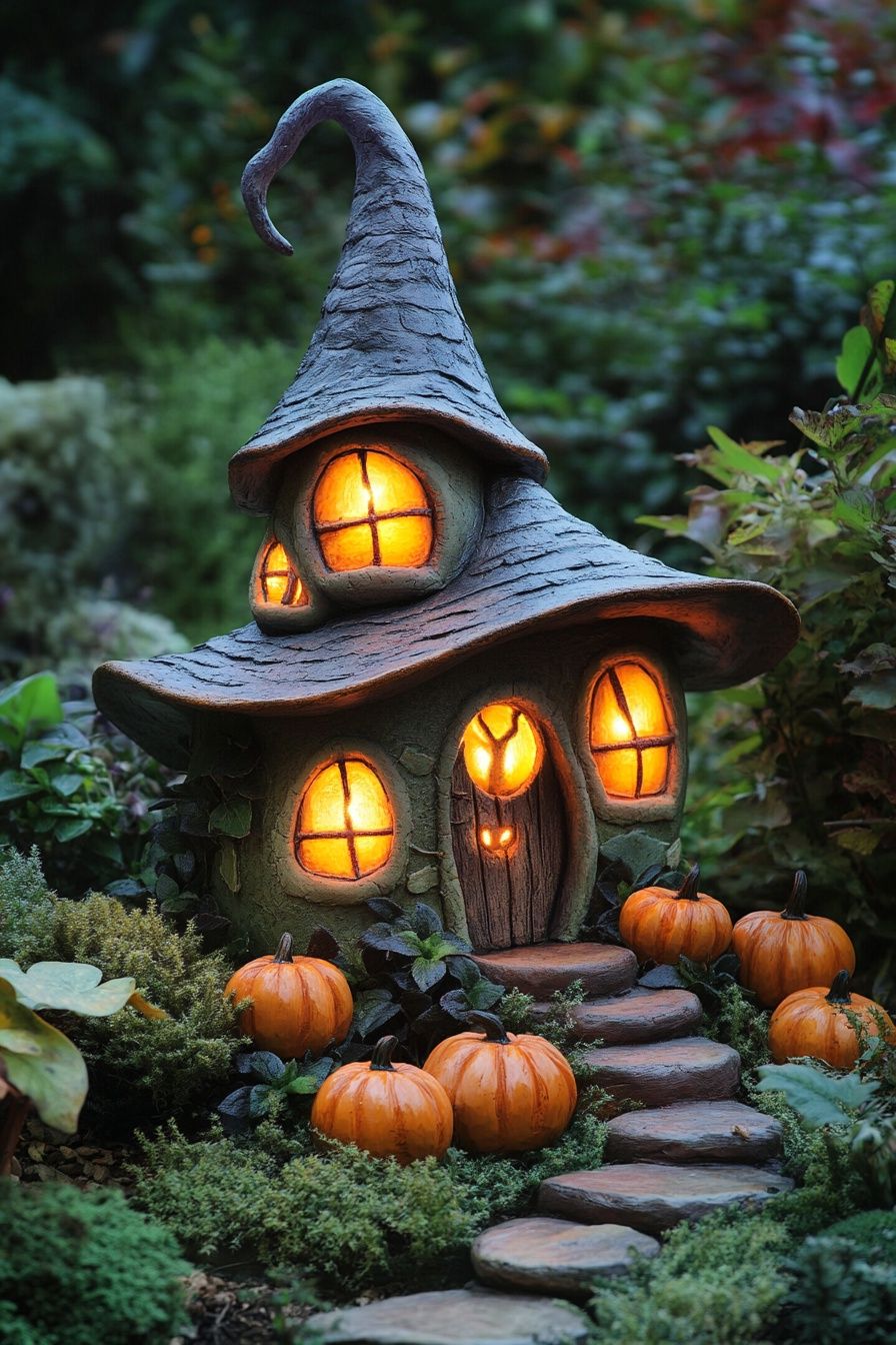 20. Create a Bewitching Fairy Garden for Halloween