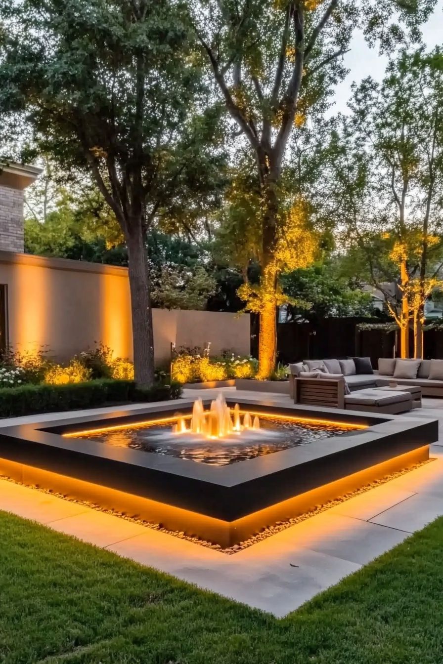 Modern Water Feature
