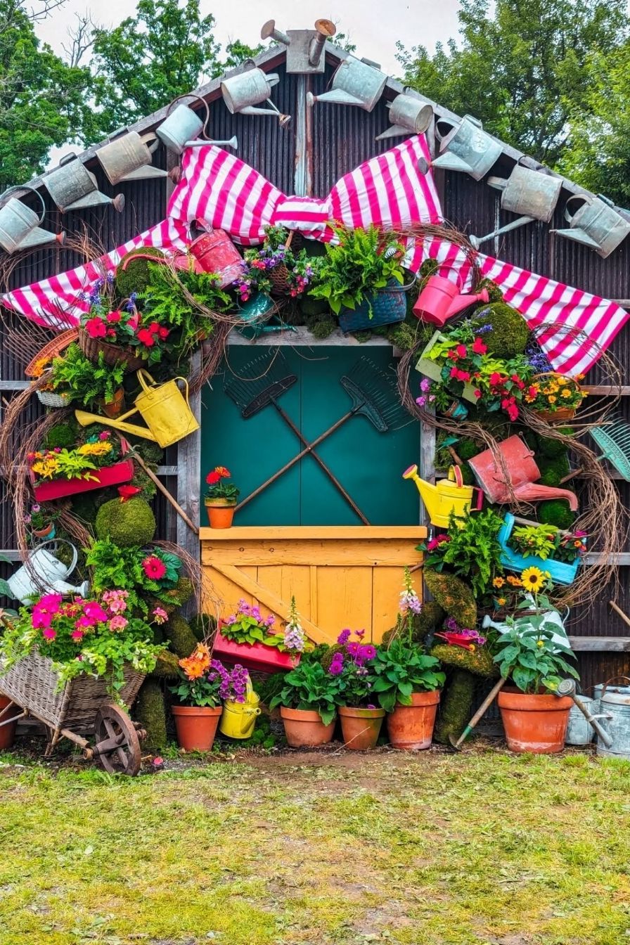 Thrifted Garden Decor