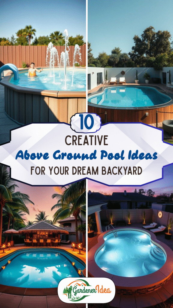10 Creative Above Ground Pool Ideas for Your Dream Backyard