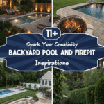 Spark Your Creativity: 11+ Backyard Pool and Firepit Inspirations