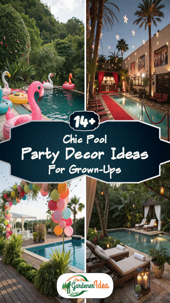 14+ Chic Pool Party Decor Ideas for Grown-Ups