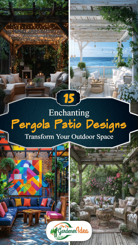 15 Enchanting Pergola Patio Designs to Transform Your Outdoor Space