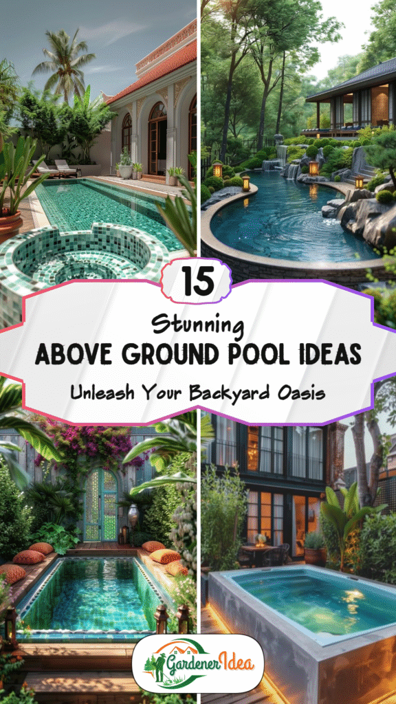 15 Stunning Above Ground Pool Ideas