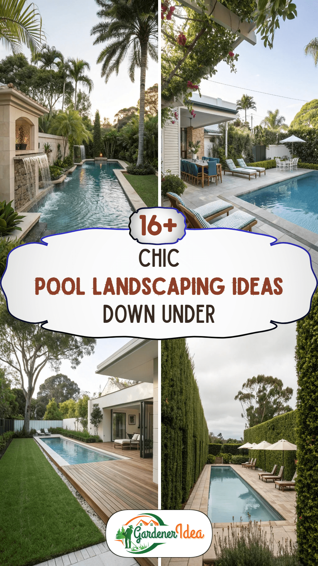 16+ Chic Pool Landscaping Ideas Down Under