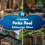 19 Creative Patio Roof Extension Ideas