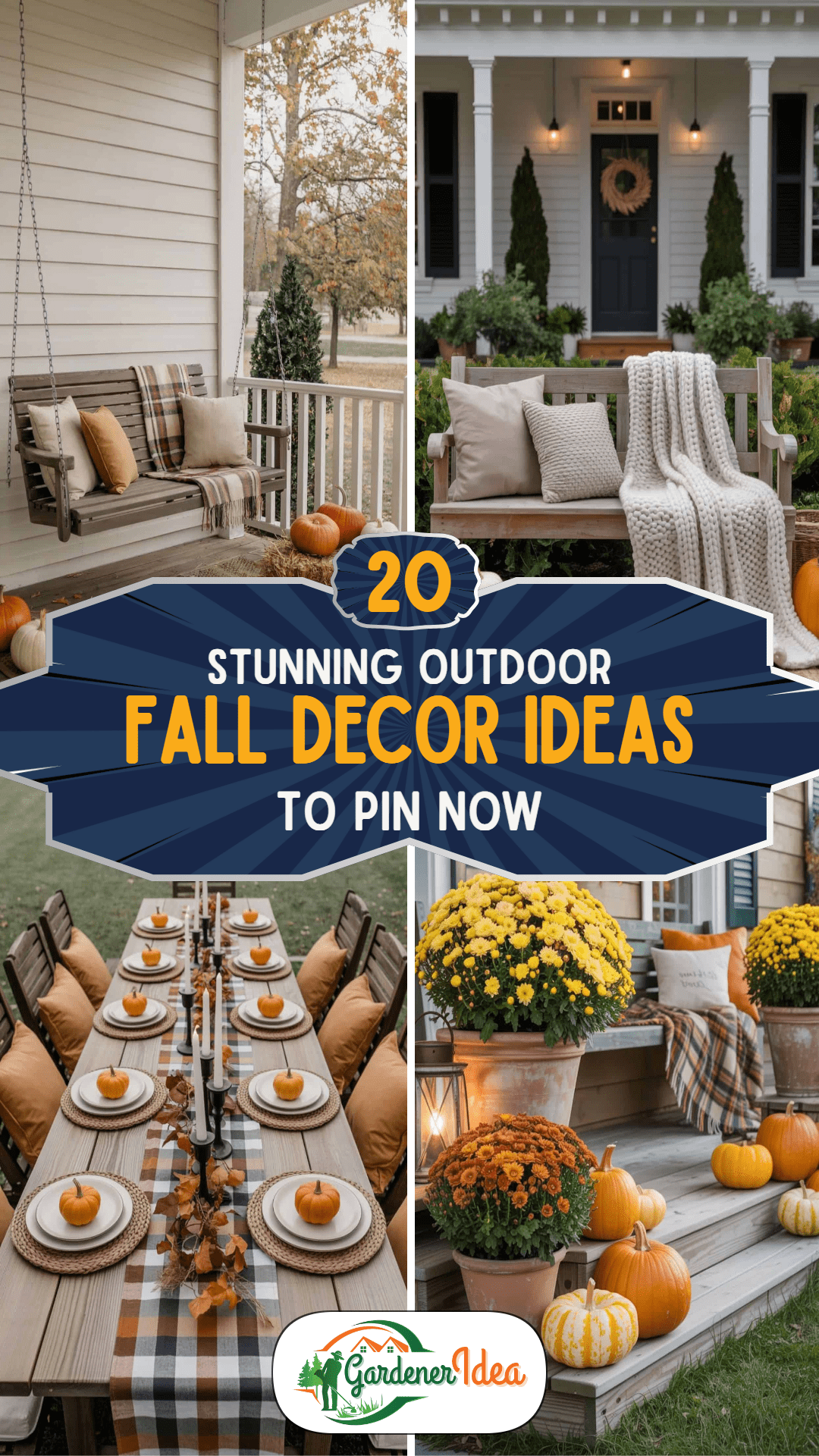 20 Stunning Outdoor Fall Decor Ideas to Pin Now