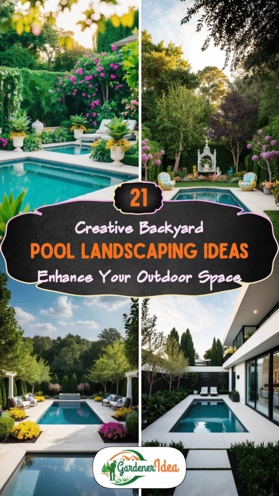 21 Creative Backyard Pool Landscaping Ideas