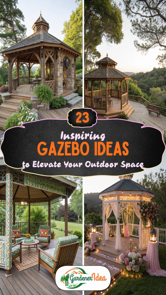 23+ Inspiring Gazebo Ideas to Elevate Your Outdoor Space
