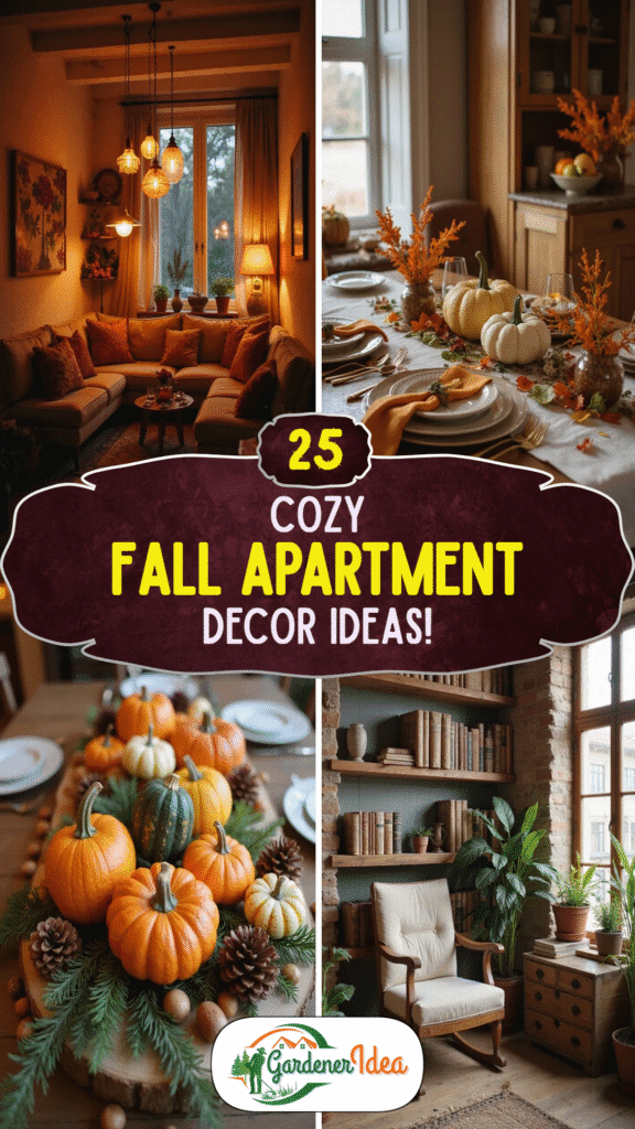 25 Cozy Fall Apartment Decor Ideas!