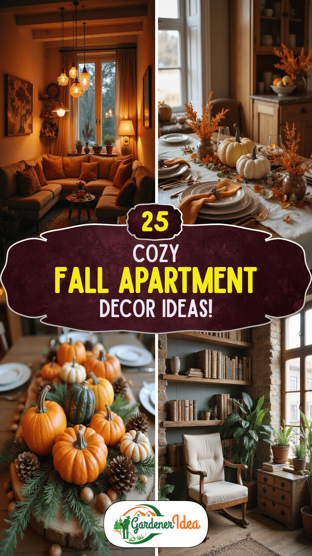 Photo inspiration: Fresh Look at 25 Cozy Fall Apartment Decor Ideas