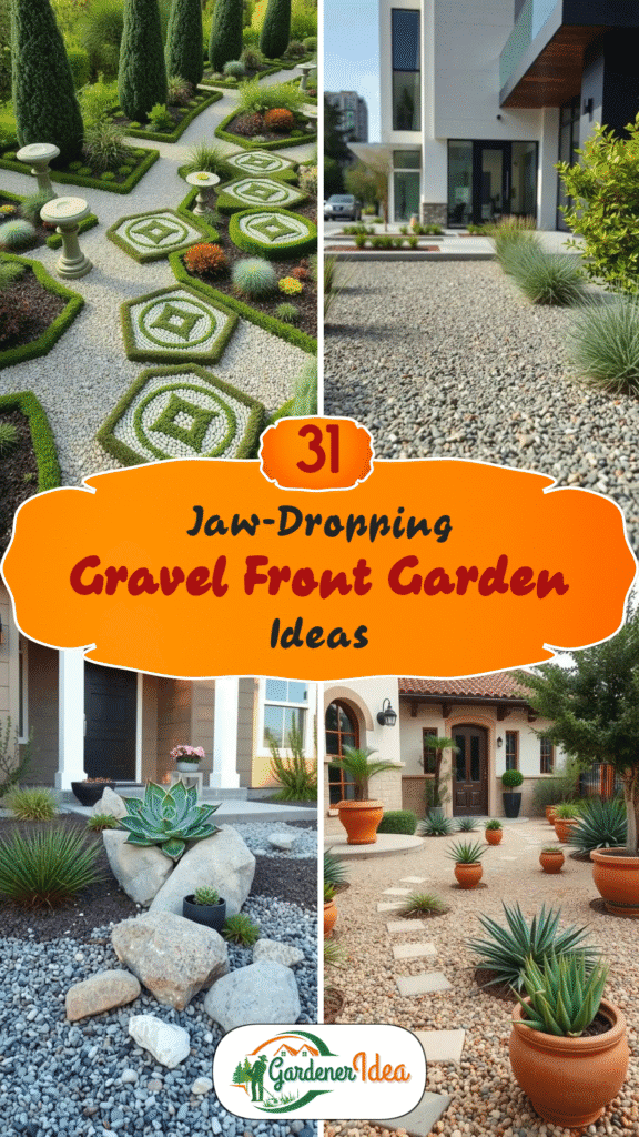 31 Jaw-Dropping Gravel Front Garden Ideas