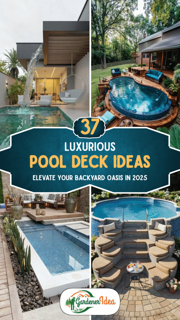 37 Pool Deck Ideas to Elevate Your Backyard Oasis in 2025