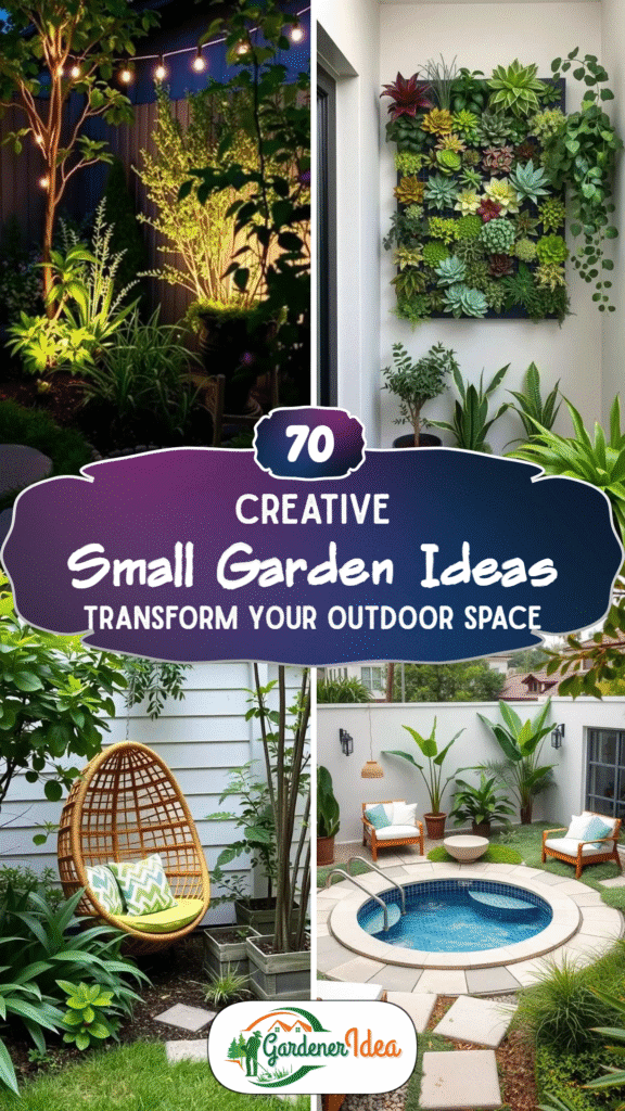 70+ Creative Small Garden Ideas to Transform Your Outdoor Space
