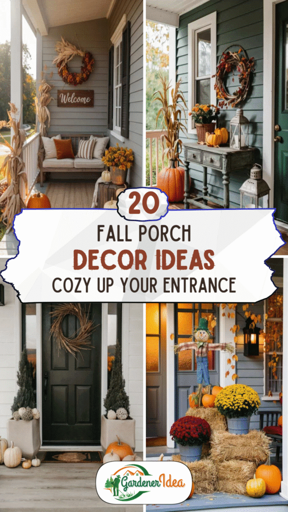 Cozy Up Your Entrance: 20 Fall Porch Decor Ideas