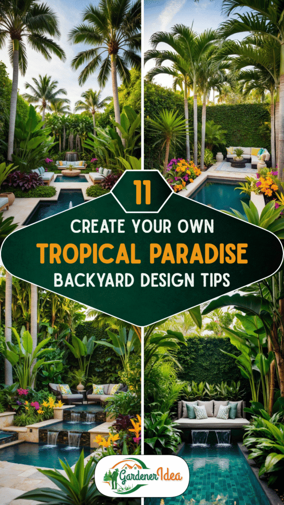 Create Your Own Tropical Paradise with These 11 Backyard Design Tips