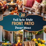 Fall Into Style: 20 Front Patio Decor Ideas