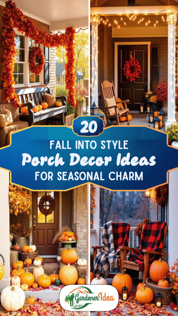 Fall into Style: 20 Porch Decor Ideas for Seasonal Charm