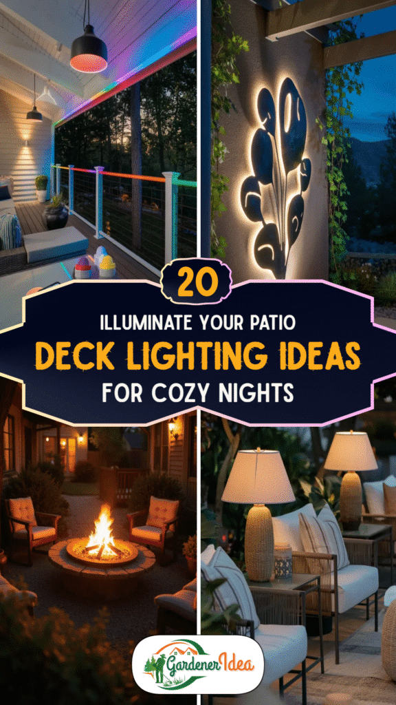 Illuminate Your Patio: 20 Deck Lighting Ideas for Cozy Nights