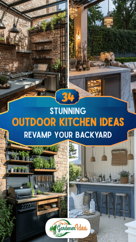 Revamp Your Backyard with These 34 Stunning Outdoor Kitchen Ideas
