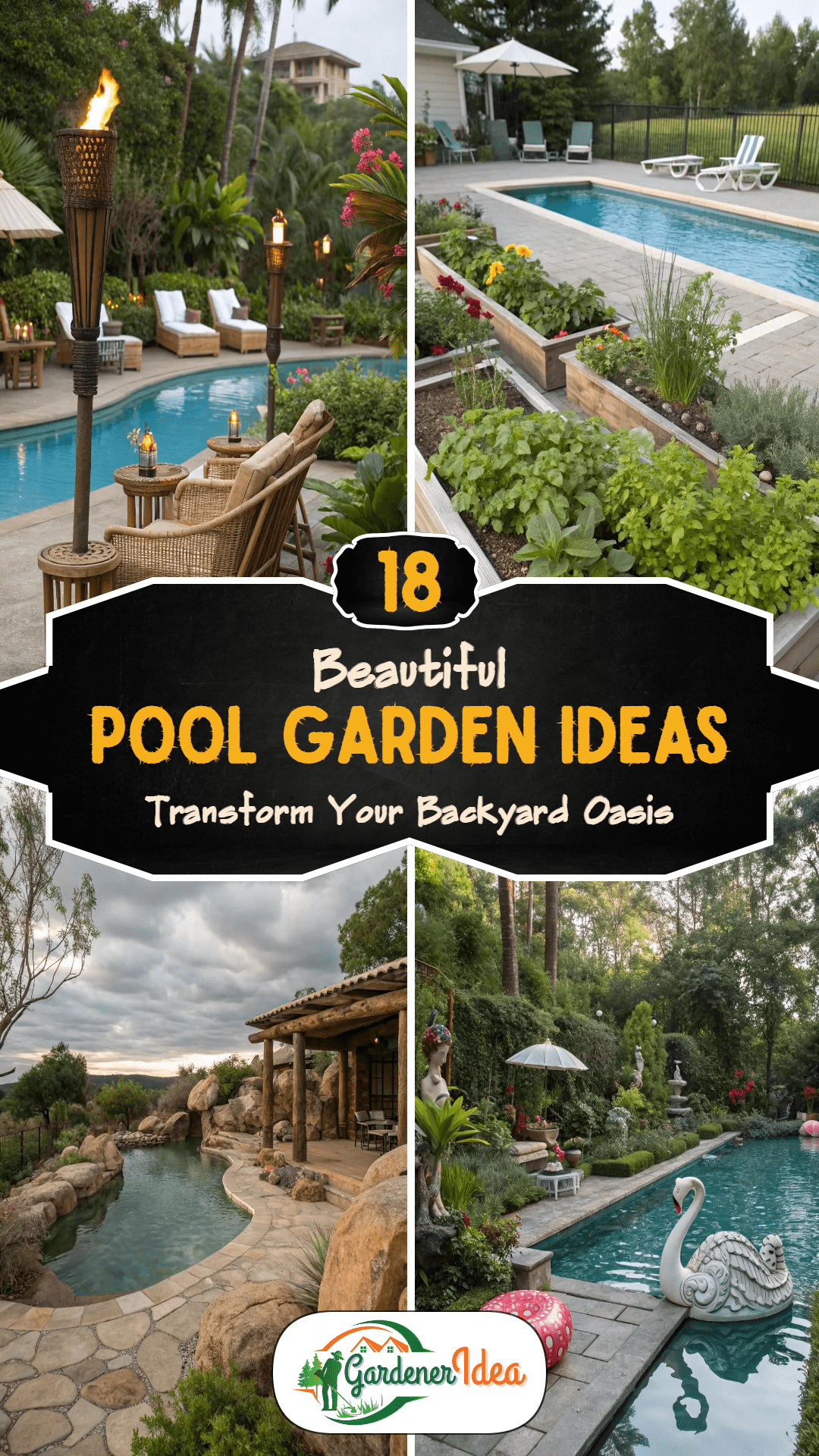 Transform Your Backyard Oasis: 18+ Pool Garden Ideas - Gardener Idea