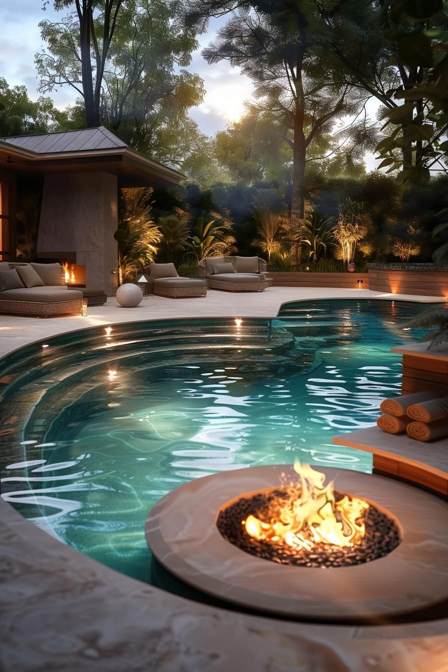 13. Fire Pit Plunge Pool Design-1