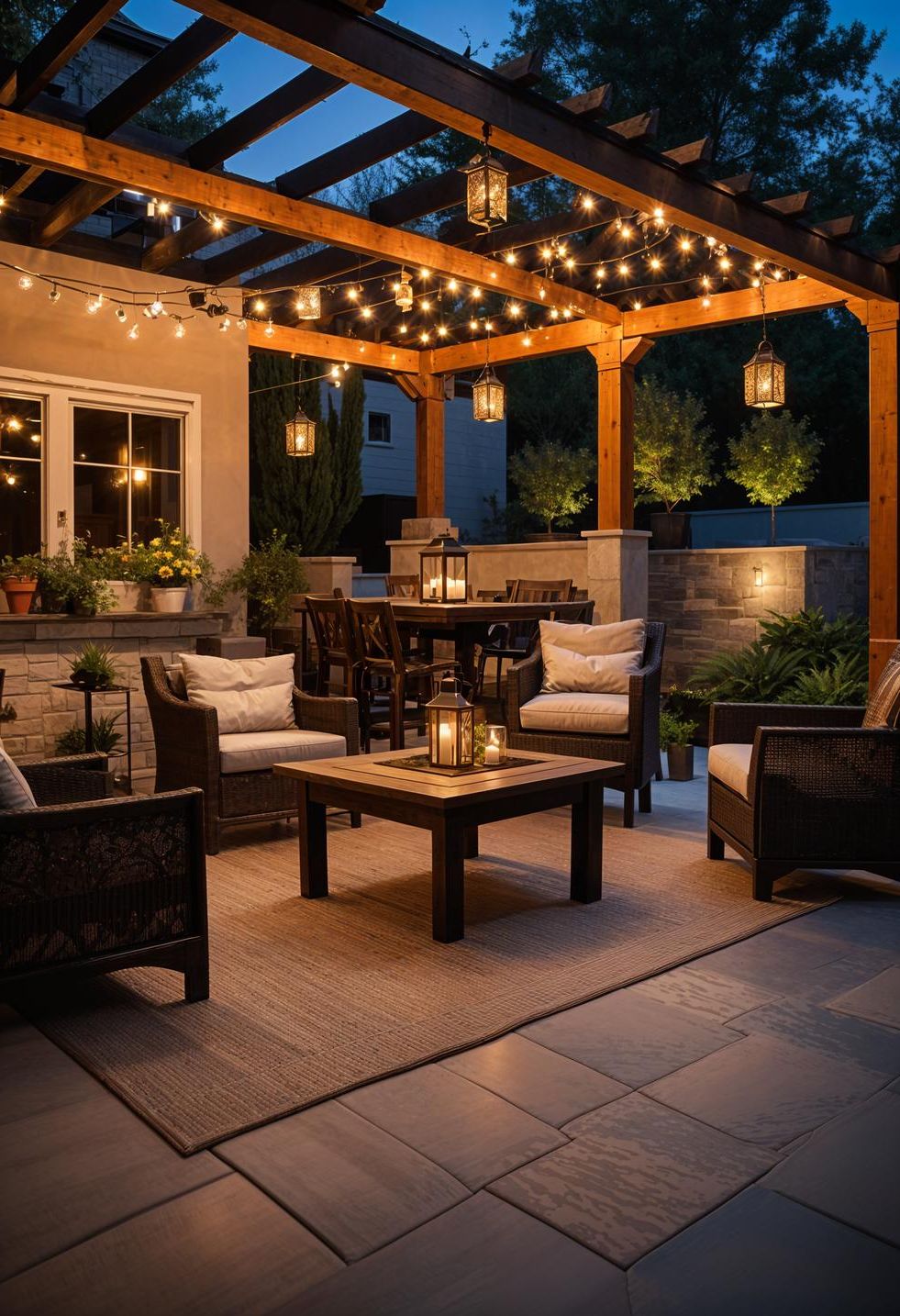 8. Patio Lighting Ideas: Create Ambiance-2