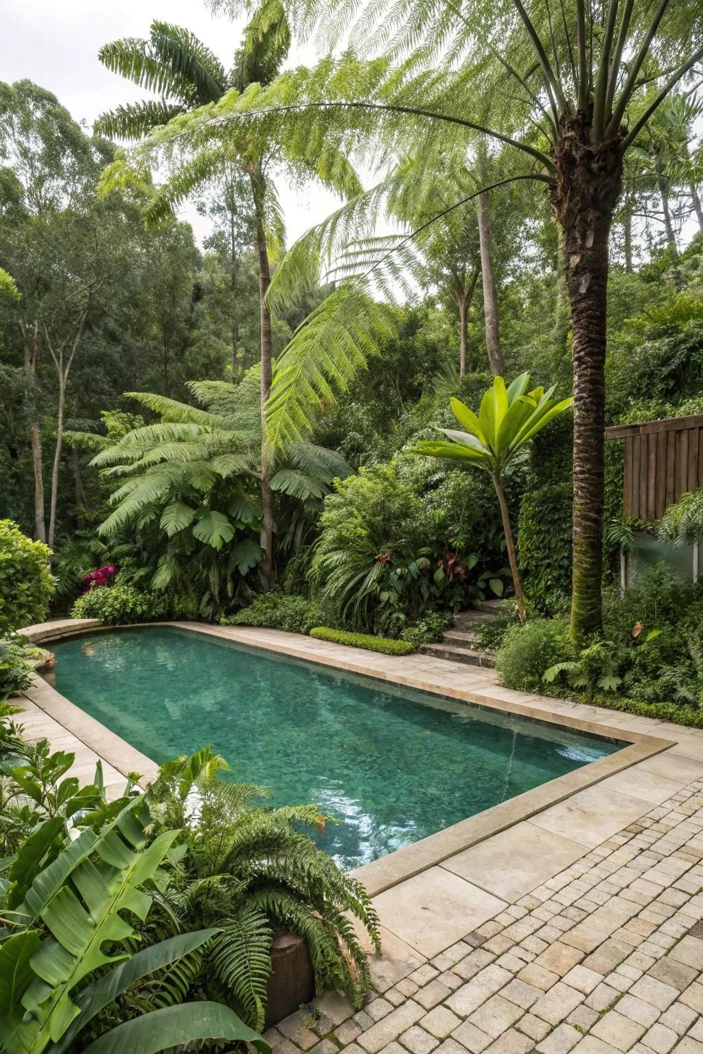 Transform your pool area into a tropical oasis.