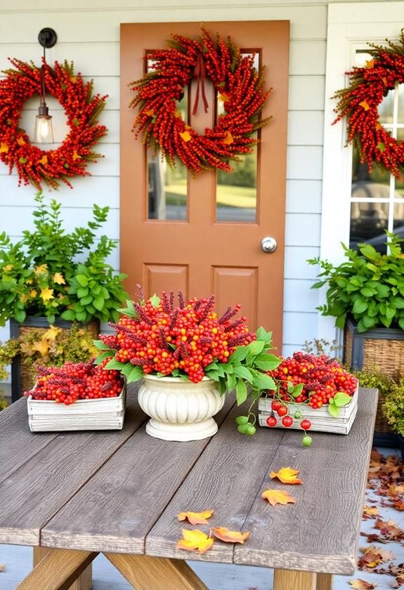 fruity garden embellishments bloom