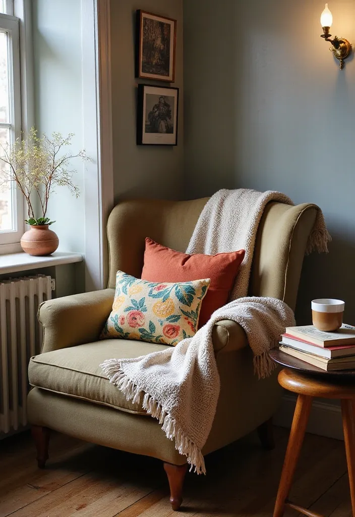 25 Fall Apartment Decor Ideas That Will Cozy Up Your Space Like Never Before! - 9. Cozy Nook for Reading