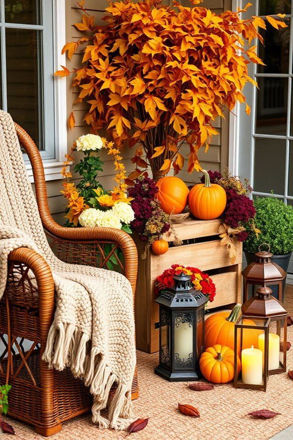 autumn flower composition guide