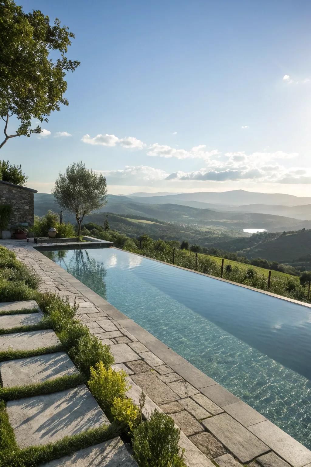 Infinity edges make the most of stunning views.