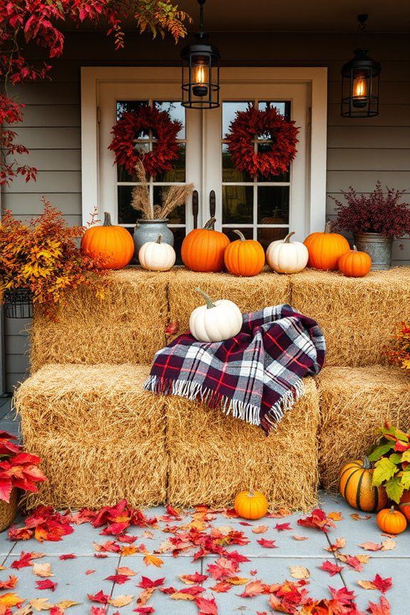 rustic fall decoration idea