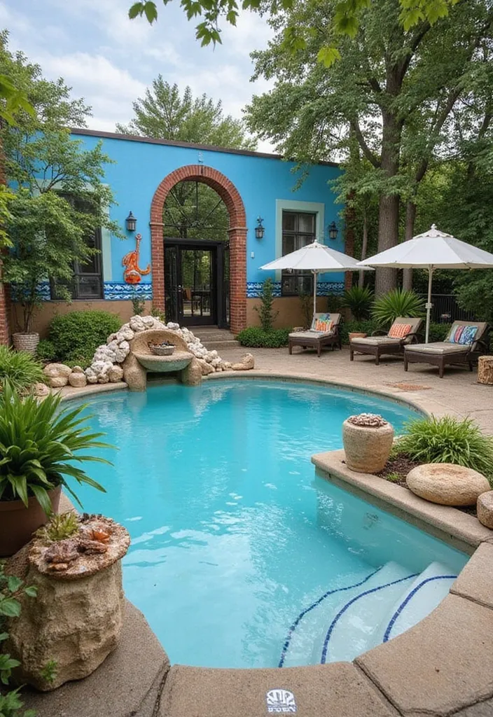 25 Luxurious Backyard Pool Designs You Have to See to Believe! - 15. Personalized Themes