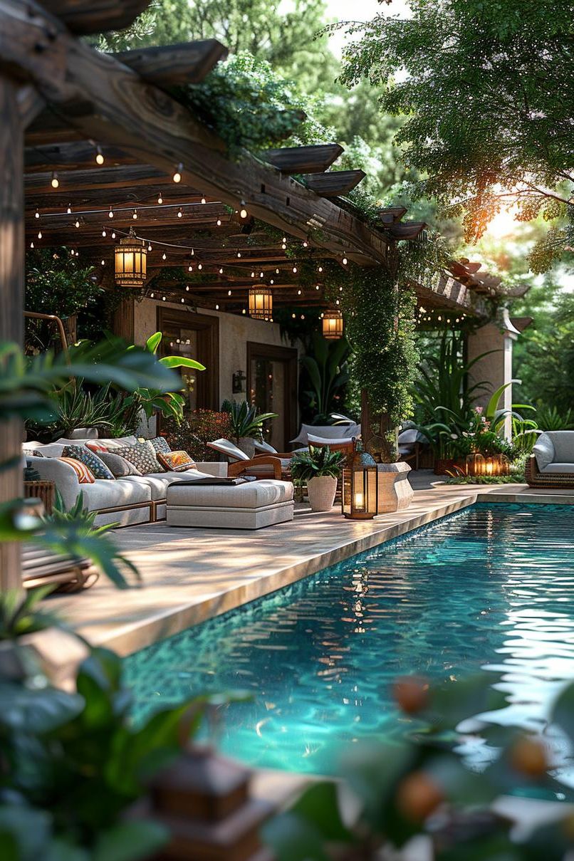 5. Rustic Pergola Oasis Design-1