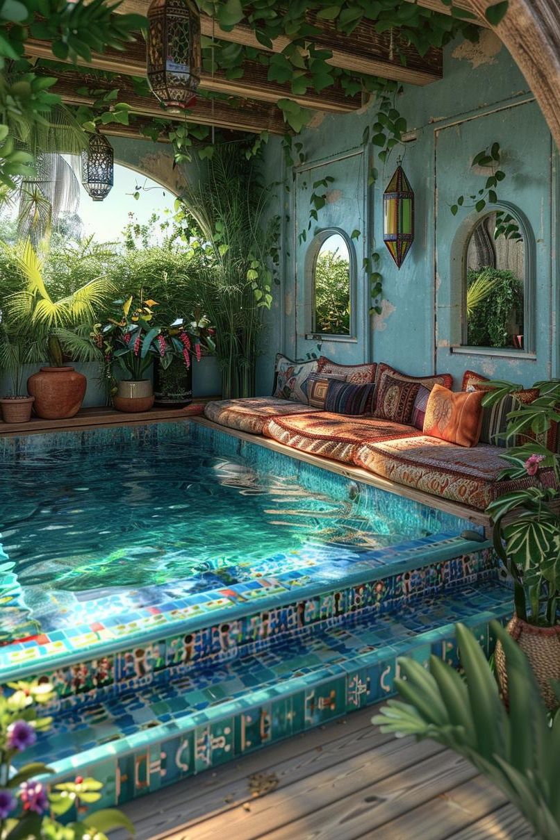 11. Moroccan Pool Oasis Inspiration-2