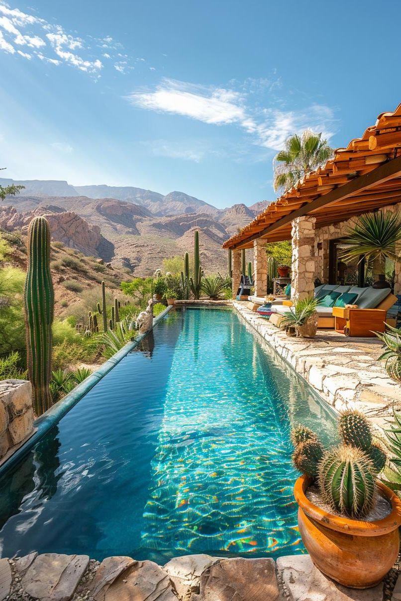 12. Desert Oasis Pool Decor Ideas-0