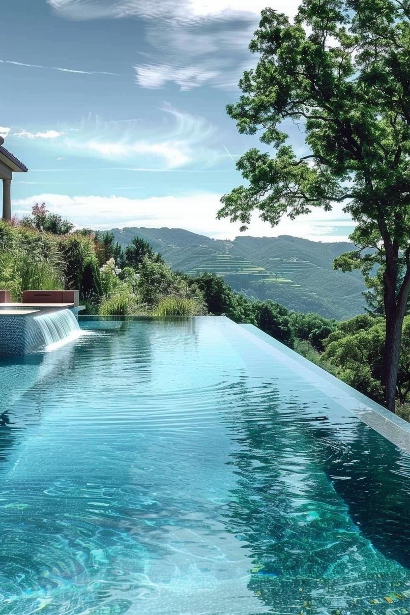 1. Waterfall-Edged Infinity Pool Designs-1