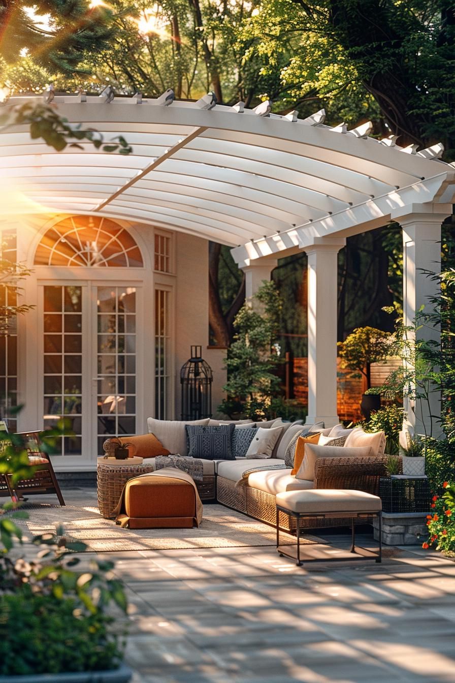 3. Mediterranean Pergola for Sunlit Patios-0