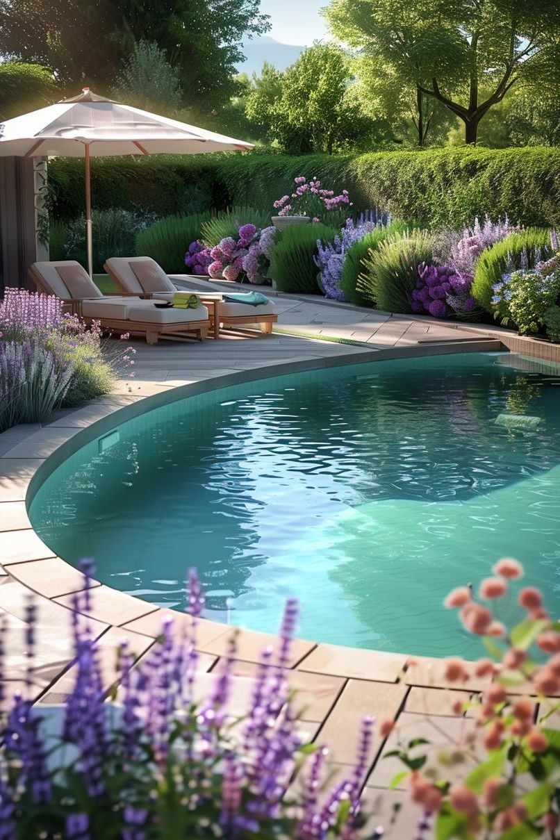 12. Scented Herb Pool Garden-2