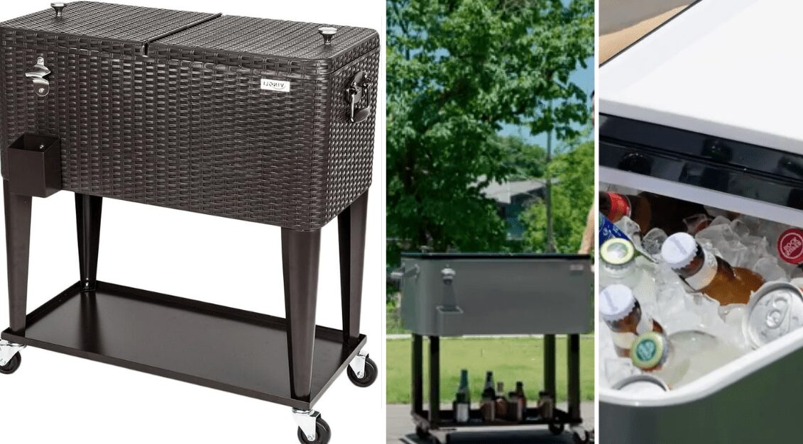 mobile carts bar for pool