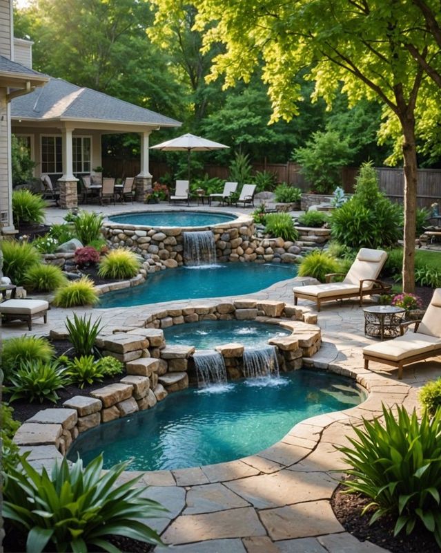 Above-Ground Pool Waterfall