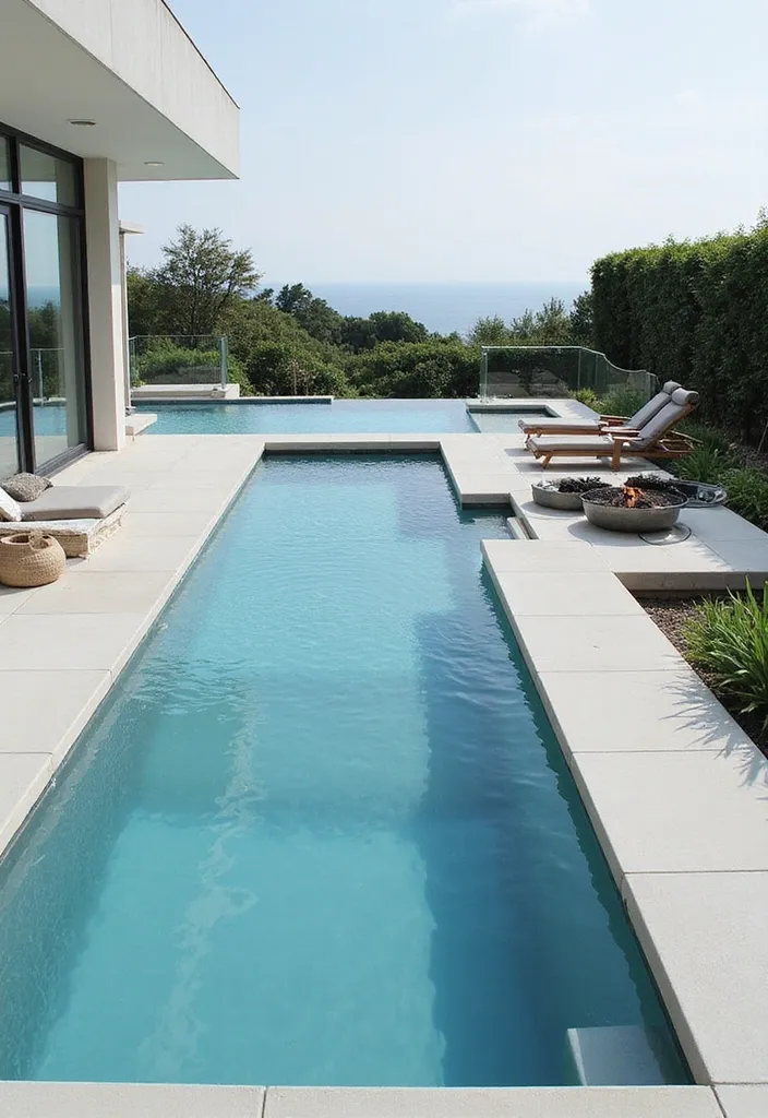 25 Luxurious Backyard Pool Designs You Have to See to Believe! - 2. Modern Minimalism