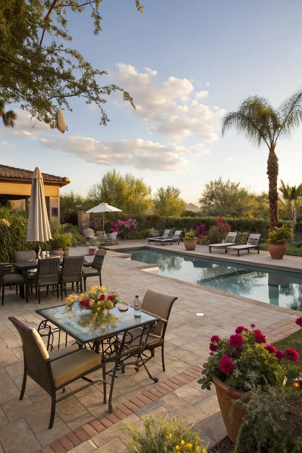 Smart layouts make pool areas versatile and inviting.