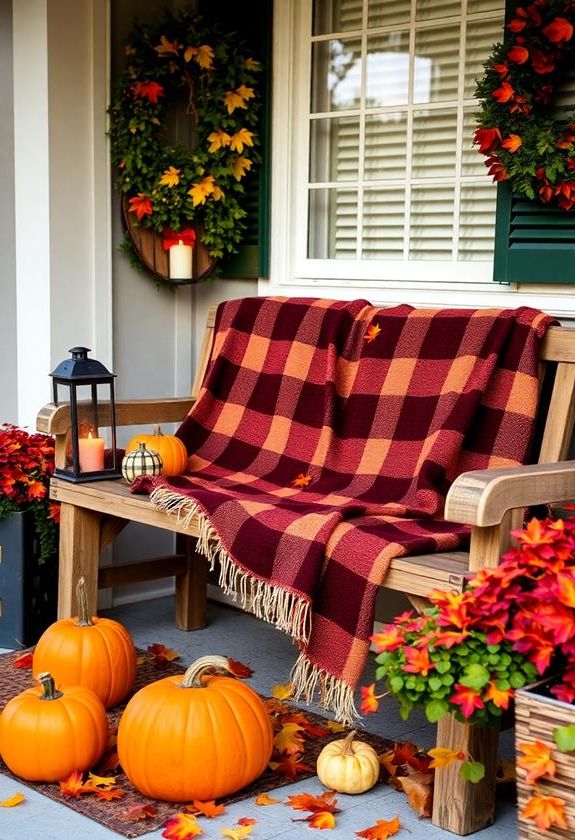 cozy plaid blanket collection