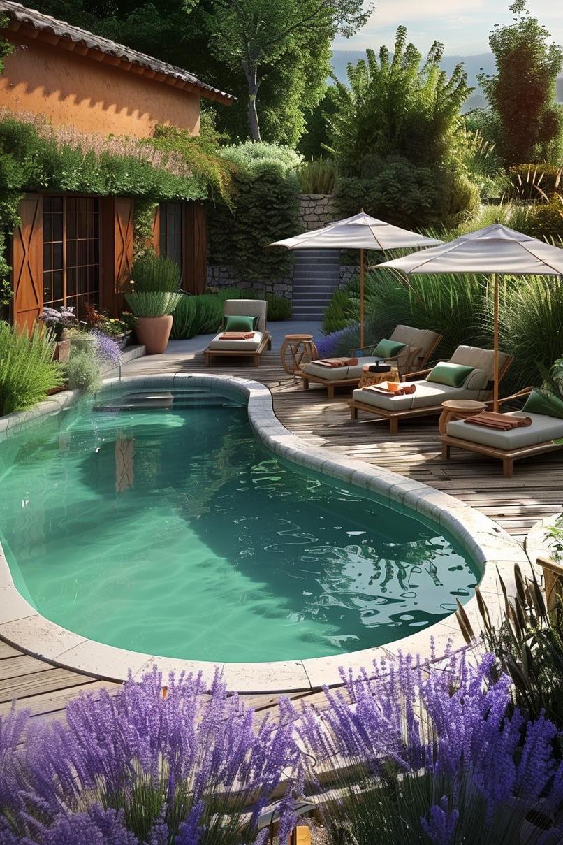 12. Scented Herb Pool Garden-1