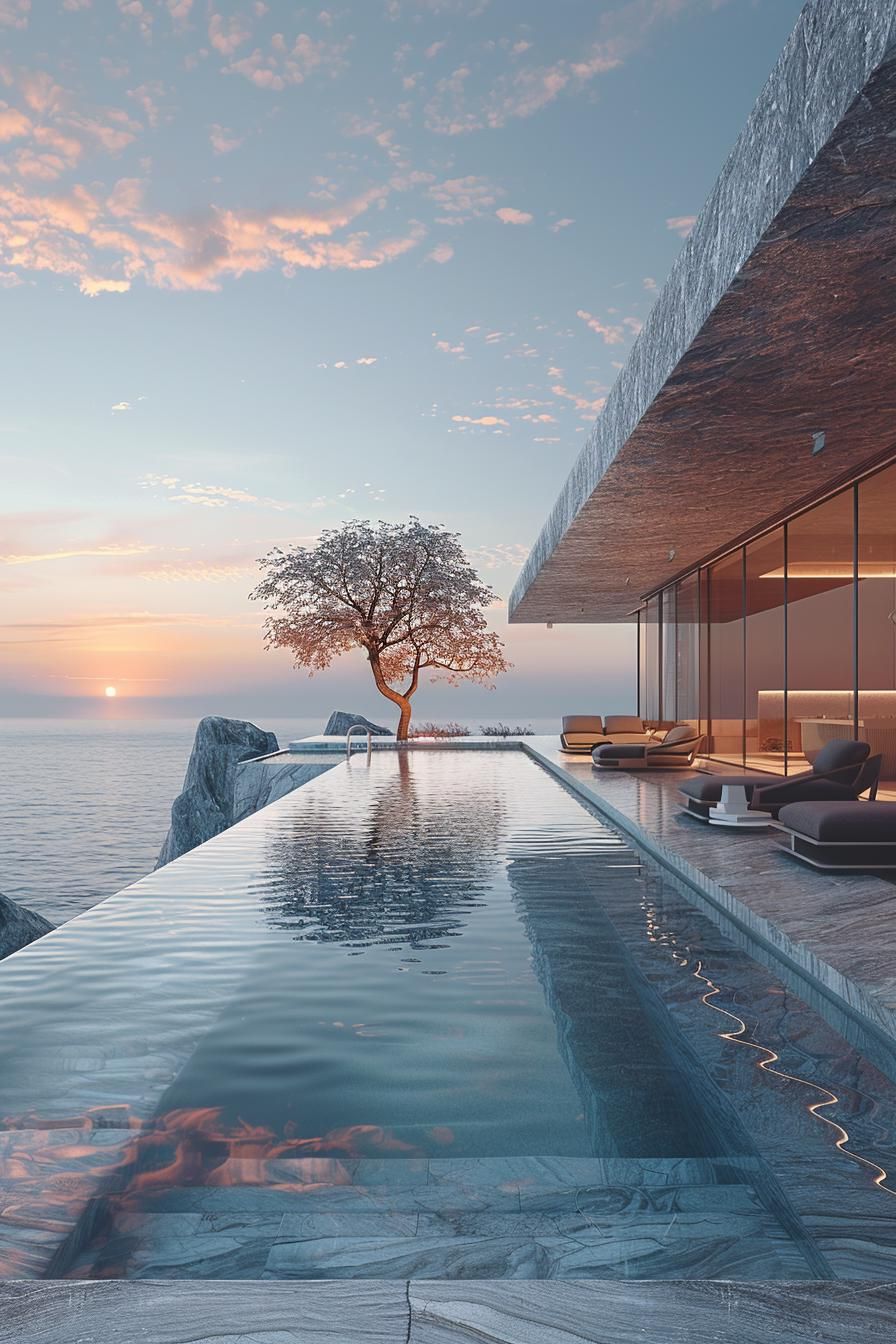 8. Contemporary Reflective Lap Pool-0