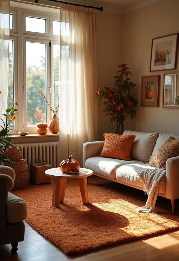 25 Fall Apartment Decor Ideas That Will Cozy Up Your Space Like Never Before! - 6. Plush Rugs for Comfort
