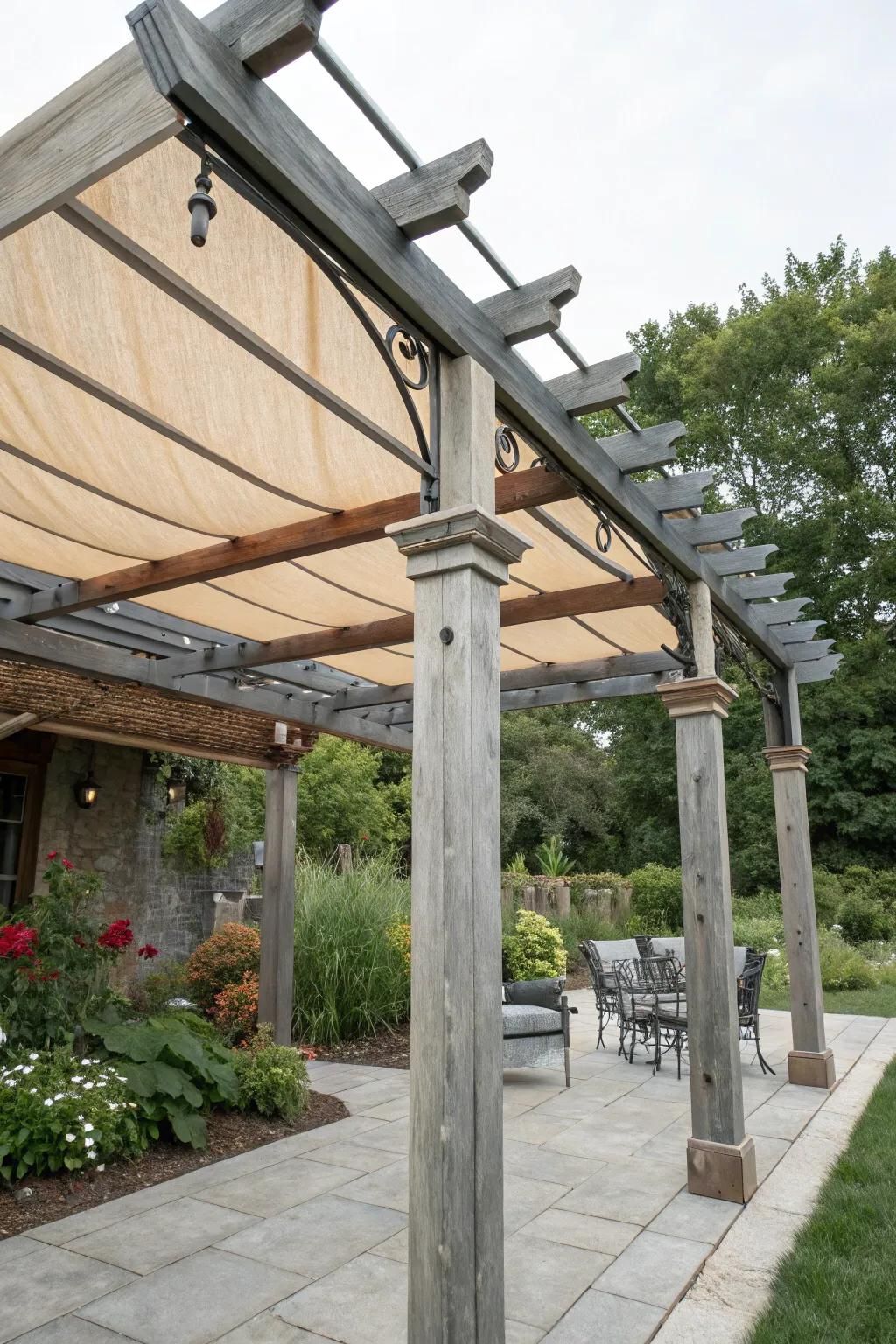 Mixed material roofs add character and complexity.