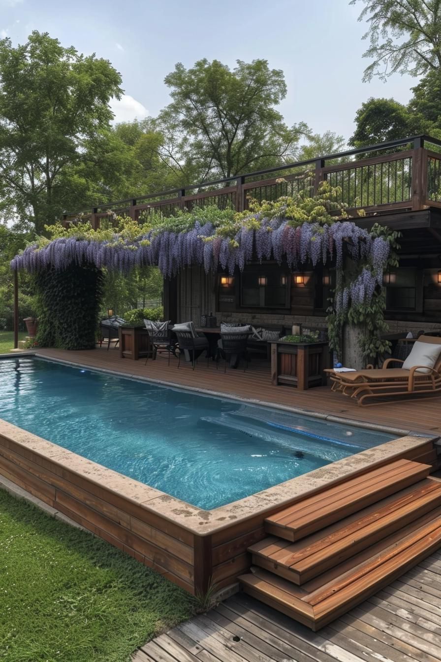 14. Poolside Garden Poolhouse Oasis-1